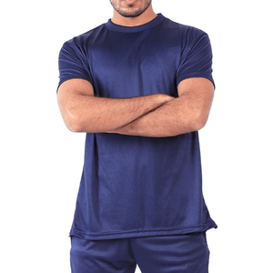 Vente chaude nouveauté personnalisé grande taille survêtements 100% coton fait décontracté séchage rapide respirant été survêtements ensemble - Product Image 2