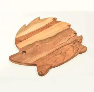 Planche à découper épaisse en bois d'acacia pour couper et servir les aliments, la cuisine et la salle à manger. - Product Image 4