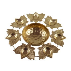 ชุดชาม urli ของตกแต่งบ้านของขวัญแบบ Diwali 3ชิ้นสำหรับตกแต่งบ้านดิวาลี - Product Image 4