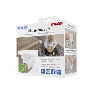Protectores de Esquinas Blancos Suaves Reer, Juego de 4 Piezas, Tamaño 6 - Product Image 1