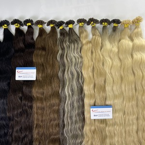 Producto al por mayor en varios colores cabello humano vietnamita Prebond queratina punta extensiones de cabello U Tip I Tip cabello humano - Product Image 6