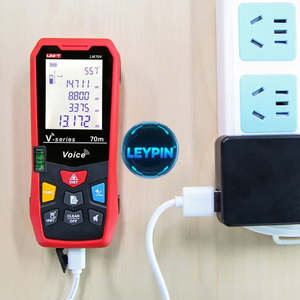 Medidor de Distancia Láser Digital UNI-T LM50V con Interfaz de Carga USB de 50M, Telémetro Láser de Lexso - Product Image 3