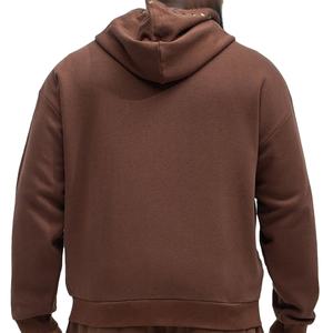 Conjunto Deportivo de Dos Piezas para Hombre, Estilo OEM, Personalizado, de Felpa de Algodón Suave, con Cremallera Completa, Logotipo Personalizado, Estilo Urbano, Talla Grande - Product Image 3