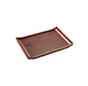 ที่น่าตื่นตาตื่นใจที่สุดที่มีคุณภาพที่ดีที่สุดที่มีการออกแบบพื้นผิวถาดไม้ที่มีด้ามจับสำหรับวางบนโต๊ะกลาง - Product Image 1