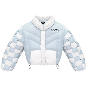 Unisex Winter Outdoor Puffer Jacket High Quality Waterproof <b>Camouflage</b> Patchwork Design with Pockets - Product Image 4