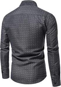 Chemises habillées à séchage rapide pour hommes Chemise habillée Slim Fit en tissu personnalisé à manches longues pour hommes de haute qualité et bon marché - Product Image 2