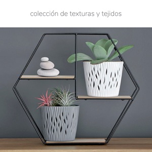 Vaso per piante SANDY P, dimensioni (mm) 239x239x225, colore Mocca - Product Image 2