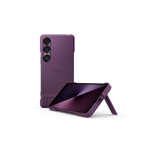 เคสโทรศัพท์กันกระแทกเป็นมิตรกับสิ่งแวดล้อมของแท้สำหรับ Sony Xperia 1 Vii XQZ-CBFS พร้อมขาตั้ง - Product Image 1