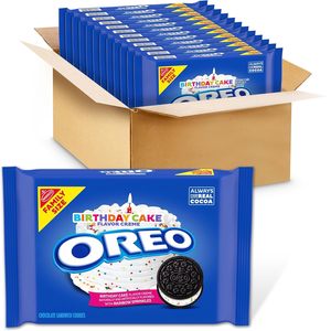 Galletas OREO con Crema de Chocolate para Pastel de Cumpleaños, Tamaño Familiar, Paquetes de 12-17 oz - Product Image 3