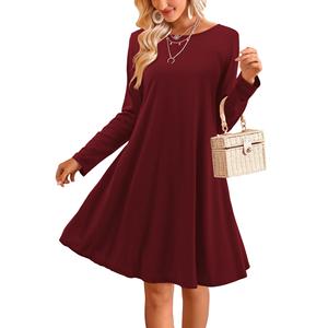 ชุดเดรสแนวสำนักงานสำหรับผู้หญิงชุดเดรสทำงานแขนยาวปานกลางพิมพ์ลายสำหรับผู้หญิงหรูหรา - Product Image 1