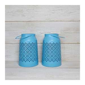 <b>LED</b> Hanging Lanterns <b>Tea</b> <b>Light</b> Holders Decorative <b>Lights</b> Handmade Exporter India Modern Design - Product Image 6