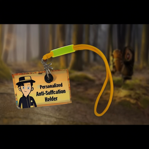 Personalized Anti-Suffocation Badge Holder <b>Lanyard</b> - Product Image 3