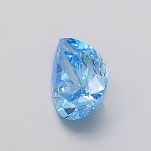 Diamant de laboratoire CVD certifié IGI, couleur bleu vif fantaisie, clarté VS2, polissage excellent, gemme lâche de luxe premium - Product Image 2