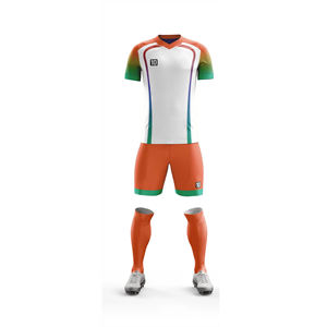 Ensemble de maillots de football personnalisables de haute qualité pour hommes, impression par sublimation numérique, pour équipes sportives. - Product Image 4