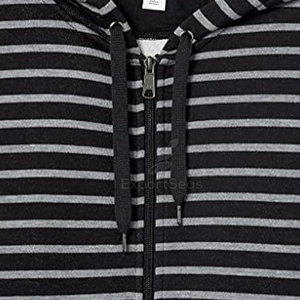 Sudadera con capucha y cremallera de ajuste clásico con cremallera duradera Everyday Basics Sudadera con capucha con cremallera con tela suave y cálida - Product Image 6