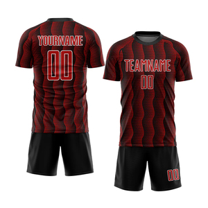 ชุดเสื้อฟุตบอลแบบซับลิเมชันสำหรับทุกเพศชุดฝึกฟุตบอลออกแบบใหม่ - Product Image 1