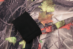 Veste universitaire en laine d'hiver pour femmes avec capuche avant Zip Digital Camo Bomber Tops Gommage médical léger pour les infirmières Style Letterman - Product Image 6