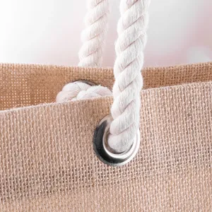 Borsa Tote in Juta Personalizzata Meolo, Prodotto Promozionale per Merchandising - Product Image 3