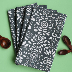 Nouveauté Meilleures ventes Serviettes à vaisselle en coton personnalisées avec impression brodée Fabricant indien - Product Image 4