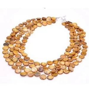 Nelace de resina hecho a mano de lujo personalizado para mujer, moda hermosa de alto pulido con perlas de la mejor calidad, directo desde la India - Product Image 1