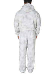 Conjunto Deportivo de 2 Piezas para Hombre, Pantalones Deportivos Casuales de Invierno con Pedrería, Lavado Ácido, Corte Acampanado, Cierre de Cremallera, OEM 2026 - Product Image 3