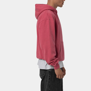 Custom Made Acid Wash Hoodie Breathable Best Material Men Acid Wash Hoodie 100% Cotton Made Men Acid Wash Hoodie 2025 - Product Image 4