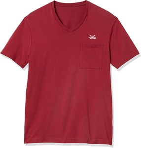 T-shirt à manches courtes en coton, logo personnalisé, décontracté, t-shirt rouge de première classe, qualité pour hommes, t-shirts du fabricant Pakistan - Product Image 1