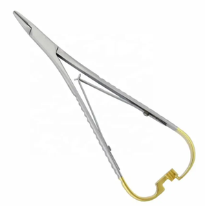 Pince Mathieu élastique étroite manuelle (porte-aiguille) pour le placement pour le travail de précision - Product Image 3