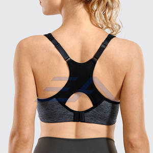 Soutien-gorge de sport respirant et écologique de haute qualité 2025, soutien-gorge de yoga à maintien élevé, fabricant pakistanais, nouveau design, vêtements de sport - Product Image 3