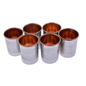 Verres à whisky rotatifs faits à la main verres à whisky en métal massif à l'ancienne gobelet créatif verres en cuivre épaissi - Product Image 5