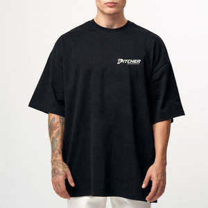 Camiseta Extra Grande para Hombre, Corte Holgado, Estilo Urbano Moderno, Tela Ligera y Transpirable, Ropa Cómoda para el Día a Día - Product Image 1