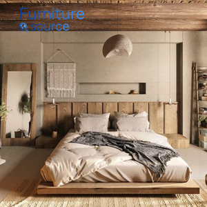 เตียงไม้ MDF พร้อมเตียงไม้เมลามีนสำหรับตลาดส่งออกและโรงแรมราคาไม่แพง - Product Image 2