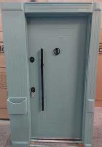 Porte d'entrée en acier moderne pour villa, usage extérieur, design luxueux pour projets résidentiels - Product Image 3