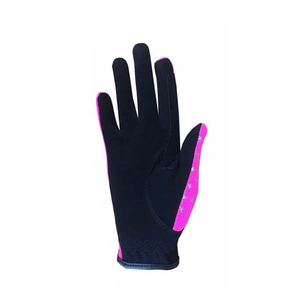 Vente en gros de gants d'équitation légers hommes femmes gants équestres personnalisables paume renforcée dragonne réglable - Product Image 6