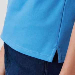 เสื้อโปโลสำหรับผู้หญิงเสื้อโปโลผ้าคอตตอนแห้งเร็วใส่ได้ทั้งชายและหญิงพิมพ์โลโก้ได้ตามต้องการดีไซน์แบบลำลอง - Product Image 5