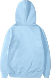 Sweat-shirt à capuche surdimensionné orange personnalisé en gros, sweat-shirt unisexe lourd avec poche kangourou, facile à porter - Product Image 2