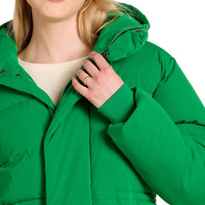 Chaqueta Acolchada de Punto con Cierre de Cremallera Resistente al Viento para Mujer, Chaqueta Acolchada Ligera para Invierno, Ropa de Abrigo para Exteriores - Product Image 4
