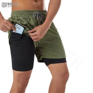 Pantalones Cortos Deportivos de Verano para Hombre, Diseño Sólido, Holgados, Casuales, de Malla, para Ejercicio al Aire Libre y Deportes de Playa, Venta al Por Mayor Personalizada - Product Image 1