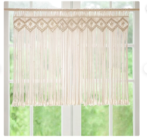 Closet Cover for Boho Decor in Home Coustmized Macrame Door <b>Curtain</b> | Large Wedding Backdrop Wall Hanging Tapestry - Product Image 1