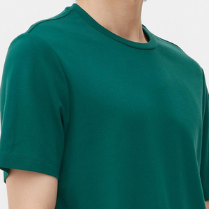 Camiseta de manga corta con diseño impreso bordado y logotipo personalizado OEM, camisetas ajustadas para hombre para verano - Product Image 2