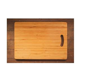 Planche à découper en bois fini naturel avec finition marron pour une utilisation à long terme en cuisine - Product Image 1
