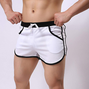 กางเกงขาสั้นออกกำลังกายสีดำสำหรับผู้ชายกางเกงออกกำลังกาย - Product Image 2