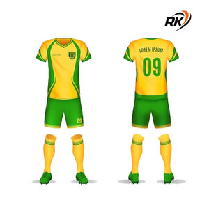 2025 vente en gros hommes personnalisé de haute qualité séchage rapide vêtements de football Sublimation tissu conception pas cher hommes football maillot uniforme ensemble - Product Image 5