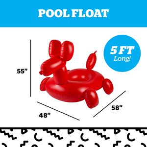 Bouée gonflable géante en forme d'animal pour piscine, directement de l'usine, plus de 4 pieds de large, pour adultes et enfants - Product Image 3