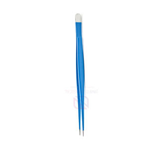 Pinzas Quirúrgicas de Tejido de Acero Inoxidable de Alta Precisión de 15 cm, Pinzas Debakey Atraumáticas con Mango Azul Reutilizables para Sujeción - Product Image 4