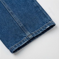 Jeans pour femmes à jambe large et taille haute, vêtements occidentaux, coton respirant, jeans décontractés à jambe droite, tendance de la mode, pantalon streetwear