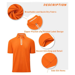 Chemise à col rabattu de style simple & Produit de la plus haute qualité Chemise à manches courtes pour homme - Product Image 5