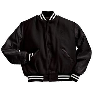 Blouson de baseball Letterman universitaire en satin personnalisé en nylon de haute qualité pour hommes vente en gros - Product Image 3
