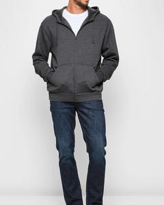 Personnalisez le sweat à capuche zippé pour hommes avec logo personnalisé Personnalisation de l'impression de broderie de tissu coton-polyester de qualité supérieure Commandes en gros - Product Image 6