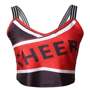 Ensemble d'uniformes de joie pour femmes avec jupe douce et haut assorti pour la formation et les performances Uniforme de pom-pom girl - Product Image 3